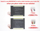 X3plus 7.6V 2-cell Australia teclast notebook computer replacement batteries