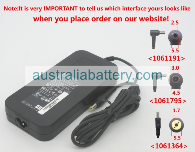 0a001-00062400 19V 120W Australia asus notebook computer original adapter - Click Image to Close