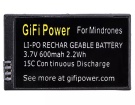 Hydrofoil mini drone 3.7V 1-cell Australia parrot replacement drone batteries