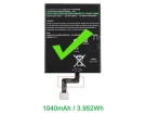 Paperwhite 4 wi-fi 3.8V Australia amazon notebook computer replacement batteries