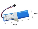 4inr24/02-04 14.4V 6-cell Australia dreame replacement robot batteries